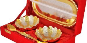 Gold Plated Bowl Set