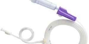 Large Drip Chamber with Air Stop Filter