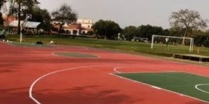 Synthetic Basketball Court