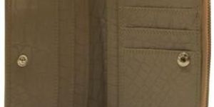 Mens Leather Zipper Wallet