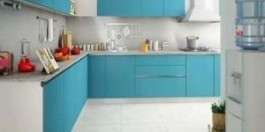 L Shaped Modular Kitchen