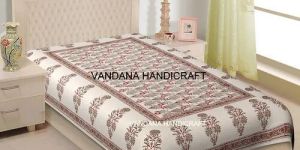 Block Print Cotton Bed Sheet