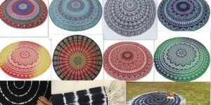 Indian Tapestry Round Mandala