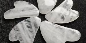 Clear Quartz Stone Gua Sha Facial Tool