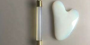White Jade Face Massage Roller & Gua Sha