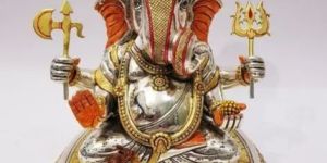 Silver Ganesh Statue