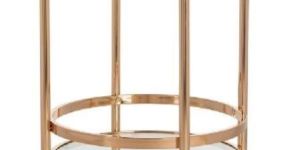 2 Tier Round Bar Cart