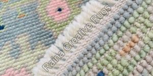 Hand-Knotted Turkish Knot Oushak