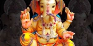 POP Decorated Ganesh Statue