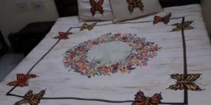 Hand Painted Bed Sheet
