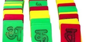 Hindi Alphabets Plastic Cards