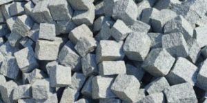 Granite Cobble Stone Hand Cutting
