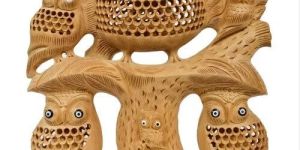 Wooden Undercut Tree Owl