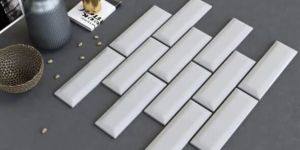 Rectangle Offset Brick Mosaic Tiles