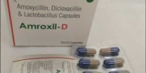 Amoxycillin Dicloxacillin and Lactobacillus Capsules