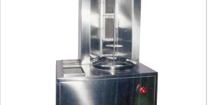2 Burner Shawarma Machine with Gas Cylinder Storage Space