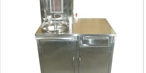 Shawarma Machine with Bottom Storage Space