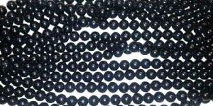 Black Agate Gemstone Bead