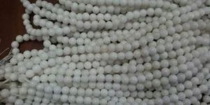 White Agate Beads