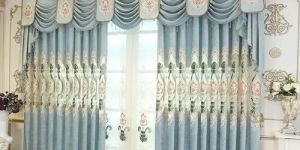 Embroidered Window Curtain