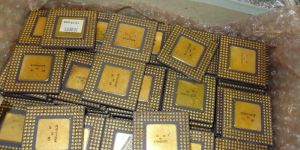 Ceramic CPU Processor Scrap