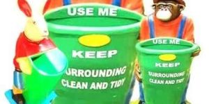 Animal FRP Dustbin