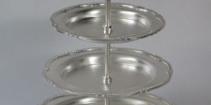 Silver Plated Three Tier Cake Stand