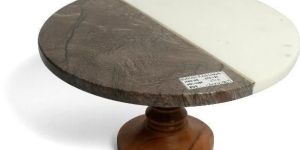 Round Marble Cake Stand