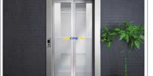 Glass Elevator Door