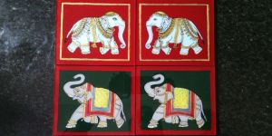 Reverse Glass Painting