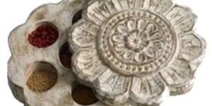 Antique Wooden Spice Box