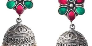 KDJ-098 Fancy Jhumka Earrings