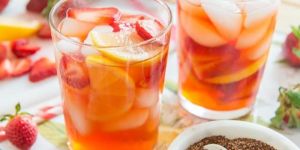 Strawberry Ice Tea Premix Powder