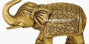 Brass Elephant Statue