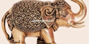 Brass Elephant Statue