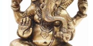 Brass Ganesha Statue