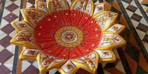 Minakari Marble Urli