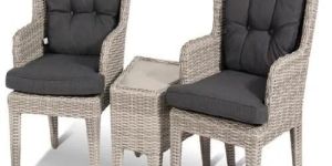 Modern Cane Outdoor Coffee Set