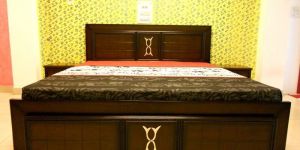 Fancy Wooden Double Bed