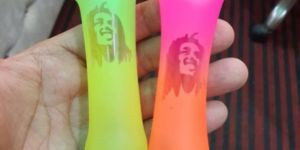 Bob Marley Glass Smoking Pipe
