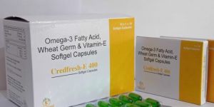 Omega-3 Fatty Acid, Wheat Germ And Vitamin-E Softgel Capsules