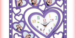 401 Heart Shape Shaped Photo Clock