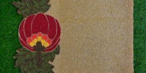 Beaded Rectangular Table Mat