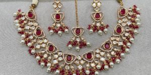 Pure Brass Real Kundan Jewellery