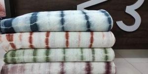 Tye Dye Chikan Kurta Fabric