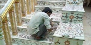 Marble Rangoli Flooring Service
