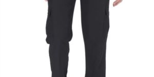 STAR THE VISION Men NS Polyester Cargo Track Pant TPB01-Black.