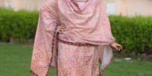 Peach Digital Printed Suit Set