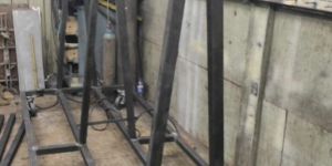 Mild Steel Glass Transportation Trolley