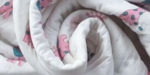 Printed Cotton Baby Quilt